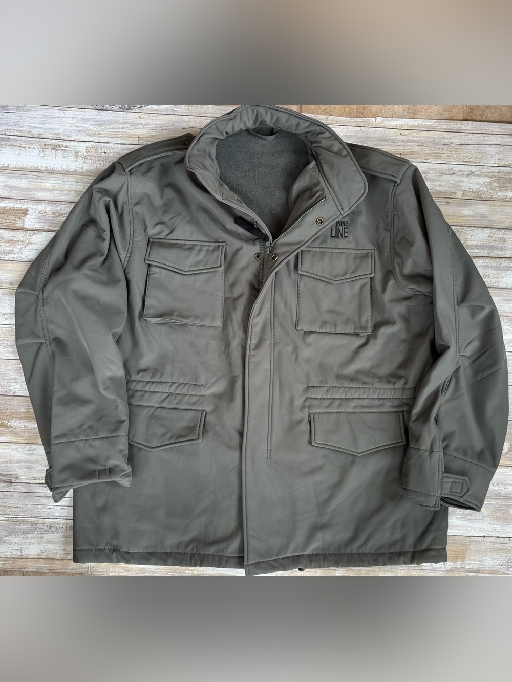 Nine Line Rothco Field Jacket M-65 Field Jacket Green Gray XL Like New